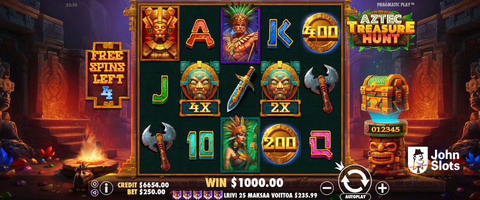 aztec treasure hunt slot