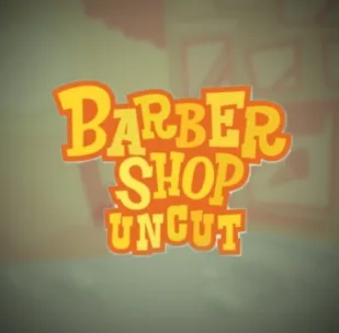 Logo image for Barber Shop Uncut Slot Logo