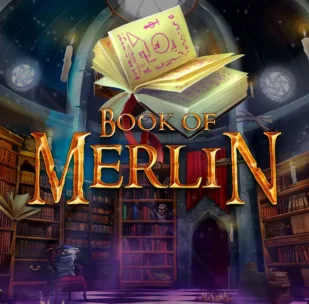 Logo image for Book Of Merlin Slot Logo