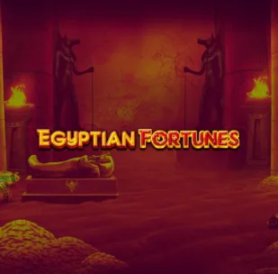 Logo image for Egyptian Fortunes Peliautomaatti Logo