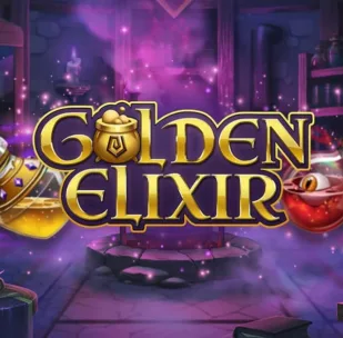 Logo image for Golden Elixir Slot Logo