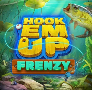 Logo image for Hook Em Up Frenzy Slot Logo