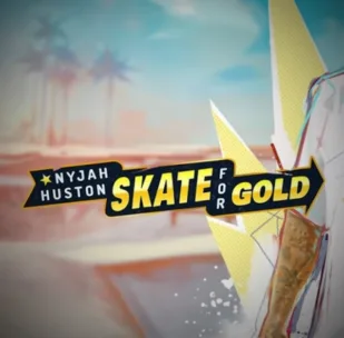 Logo image for Nyjah Huston Skate for Gold Spielautomat Logo