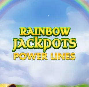 Logo image for Rainbow Jackpots Power Lines Slot Logo