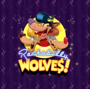 Logo image for Rockabilly Wolves Slot Logo