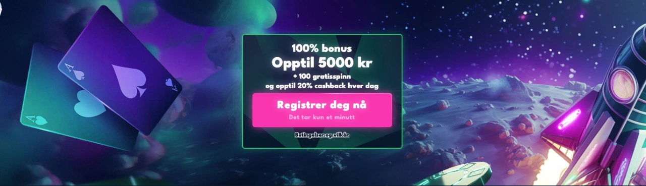 rocket riches casino norge bonus