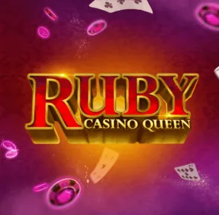 Logo image for Ruby - Casino Queen Peliautomaatti Logo