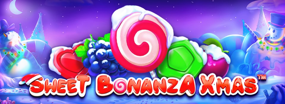 sweet bonanza xmas slot banner