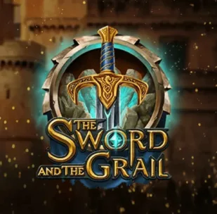 Logo image for The Sword and the Grail Slot Logo