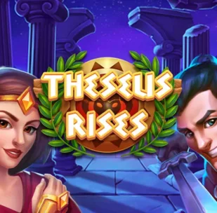 Logo image for Theseus Rises Slot Logo