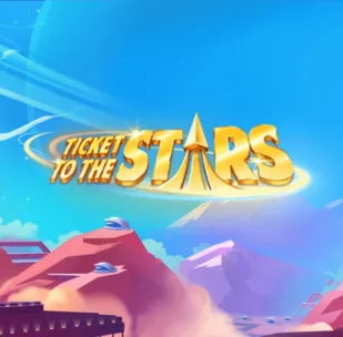 Logo image for Ticket to the Stars Slot Logo