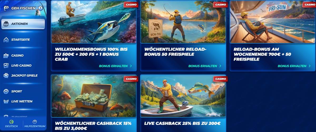 BassBet Casino Willkommensbonus