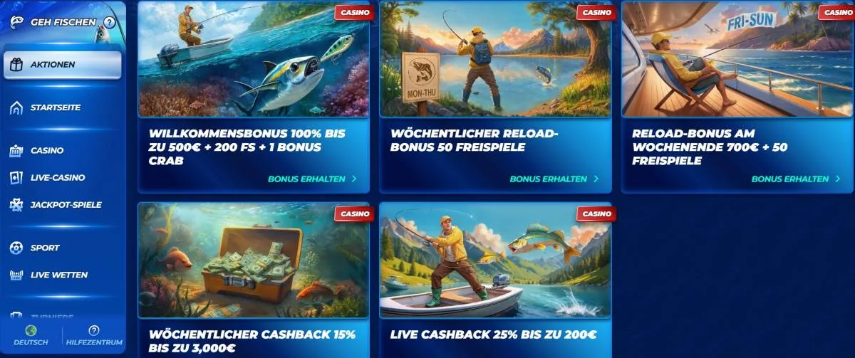 Bassbet Casino Willkommensbonus