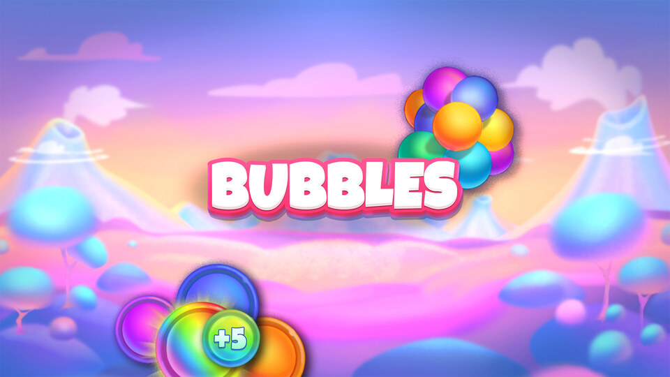 Popiplay - Bubbles game logo and background image