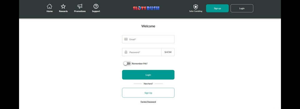 Slot Rush login