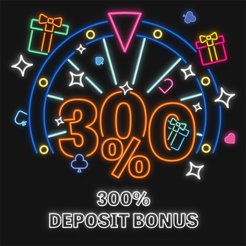 300% deposit bonus