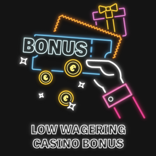 low wagering casino bonus