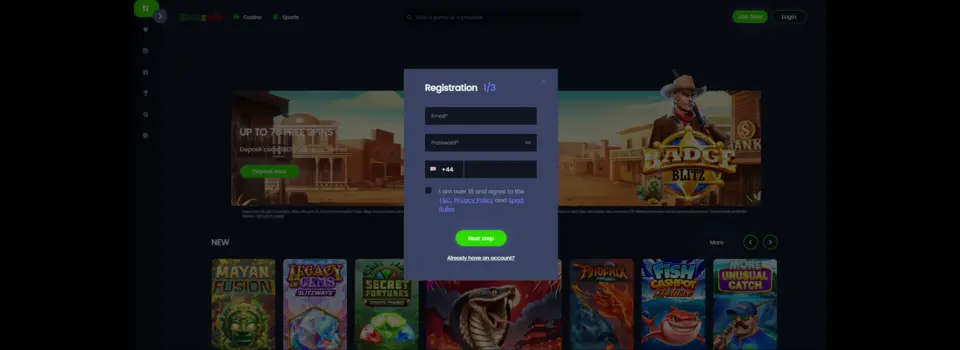 Spinzwin casino registration