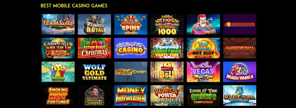 Vegas mobile casino games