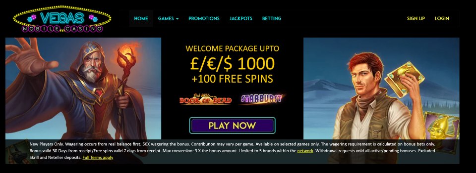 vegas mobile casino bonus offer