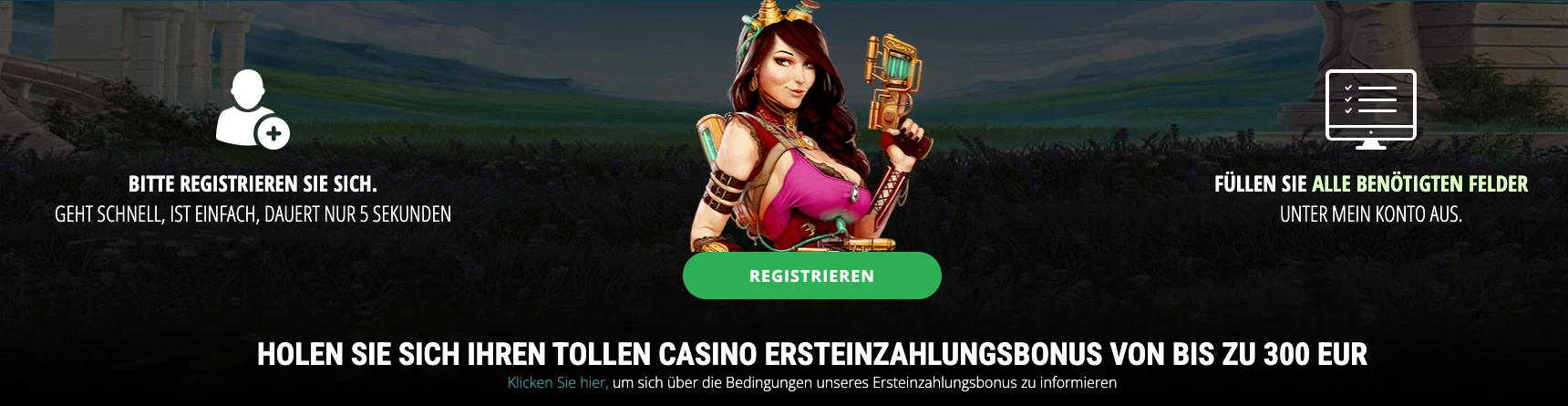 22bet Casino Bonus für 1 Euro