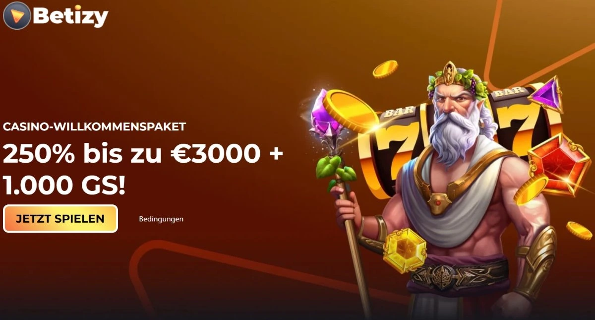 Betizy Casino Willkommenspaket