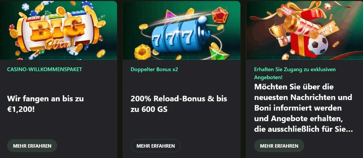 Betrix Casino Willkommensbonus 