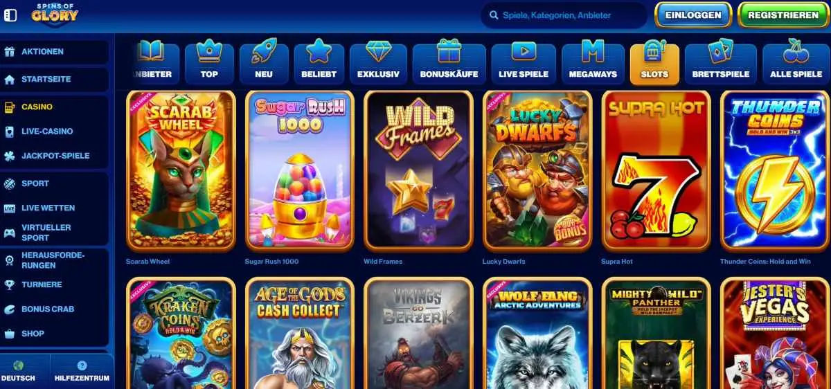 Spins of Glory Casino Slots