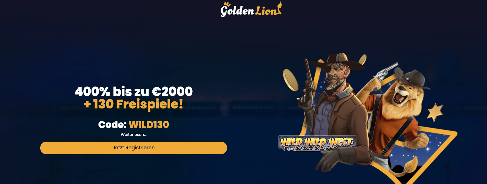 Golden Lion exklusiver 400% Bonus