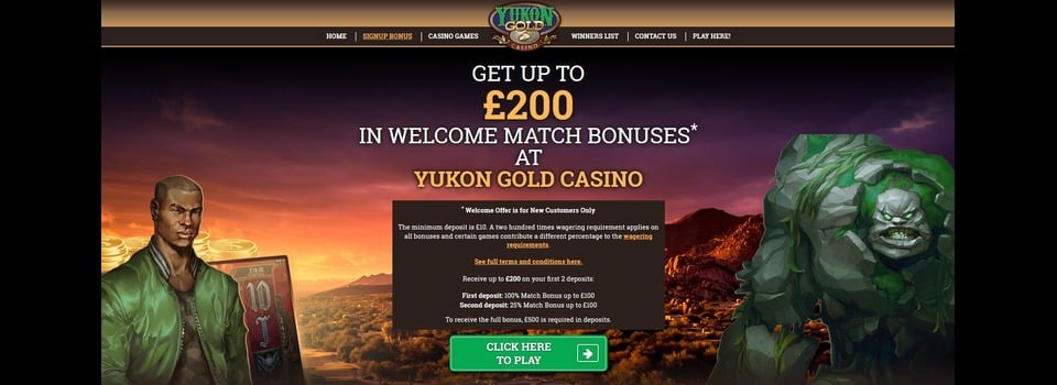 yukon gold bonus