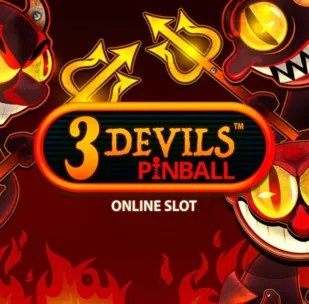 Logo image for 3 Devils Pinball Slot Logo