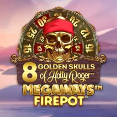 Logo image for 8 Golden Skulls Of Holly Roger Megaways