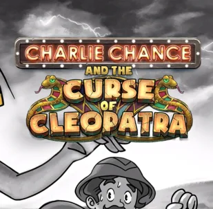 Logo image for Charlie Chase and The Curse of Cleopatra Slot Logo