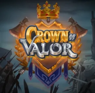 Logo image for Crown of Valor Slot Logo