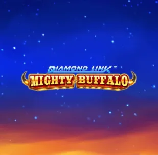 Logo image for Diamond Link Mighty Buffalo Slot Logo