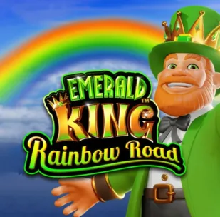 Logo image for Emerald King Rainbow Road Slot Logo