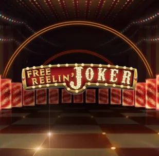 Logo image for Free Reelin Joker Slot Logo