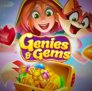 Image for Genies gems Spilleautomat Logo