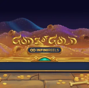 Logo image for Gods of Gold - InfiniReels Slot Logo