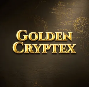 Logo image for Golden Cryptex Slot Logo