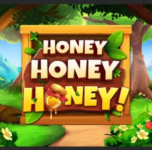 Logo image for Honey Honey Honey Slot Logo