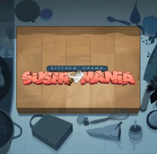 Logo image for Kitchen Drama: Sushi Mania Peliautomaatti Logo