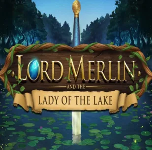 Logo image for Lord Merlin And The Lady Of The Lake Slot Logo