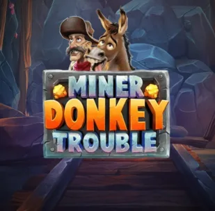 Logo image for Miner Donkey Trouble Slot Logo