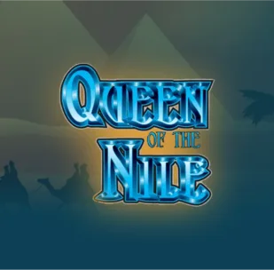 Logo image for Queen Of The Nile Slot Logo