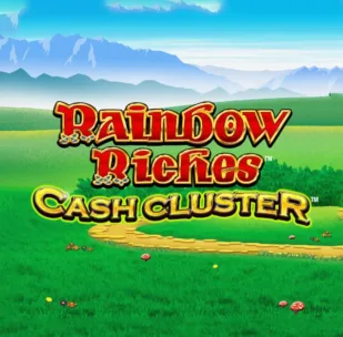 Logo image for Rainbow Riches Cash Cluster Slot Logo