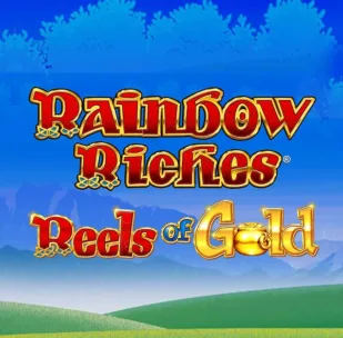 Logo image for Rainbow Riches Reels of Gold Barcrest Slot Logo