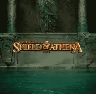 Logo image for Rich Wilde and the Shield of Athena Spielautomat Logo