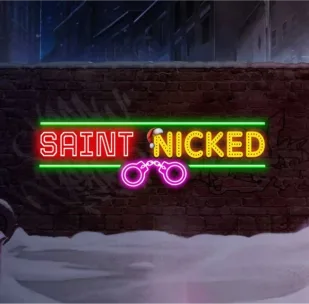 Logo image for Saint Nicked Slot Logo