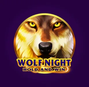 Logo image for Wolf Night Slot Logo